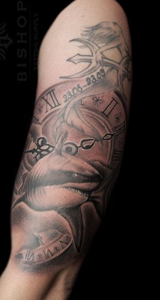 Clock With Fantastic Shark Tattoo Better Shark Week