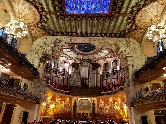 Ver Interior del Palau de la música Ver Interior del Palau de la música