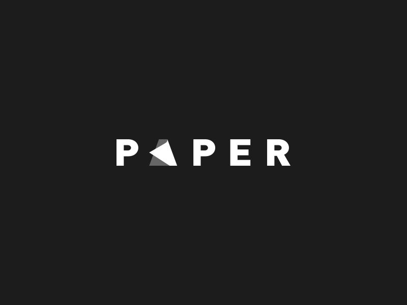 Paper | Typographic logo, Logo design creative, Graphic design logo