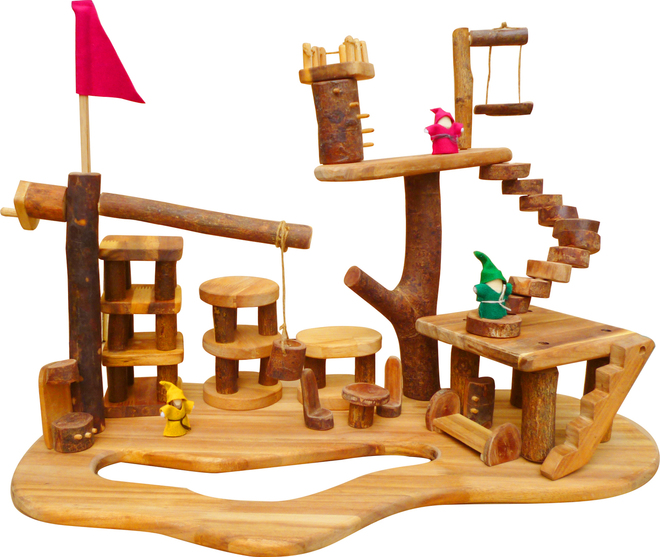 Kids Wooden Treehouse Toys