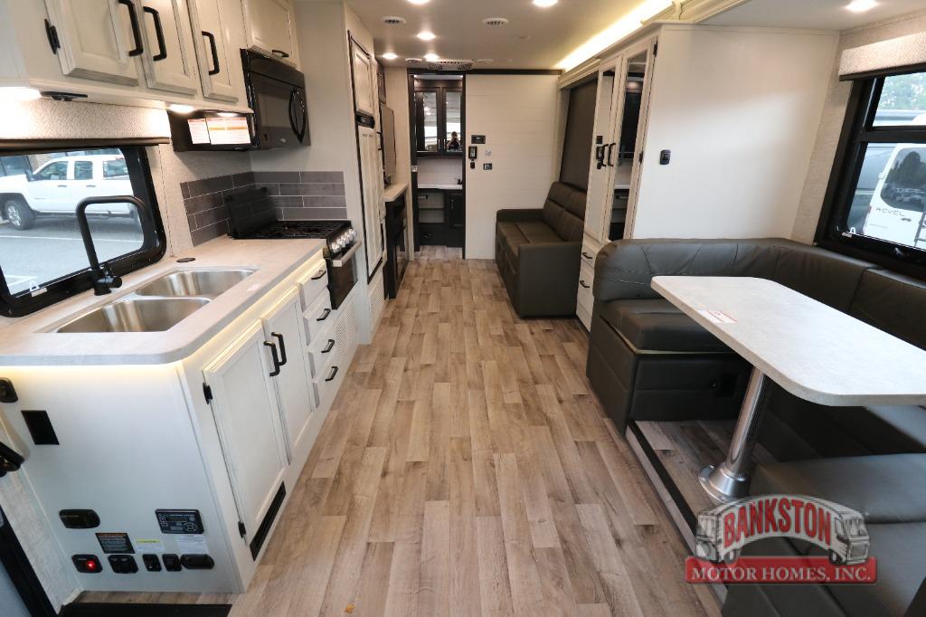There’s more than enough space for entertaining guests and traveling with your family.