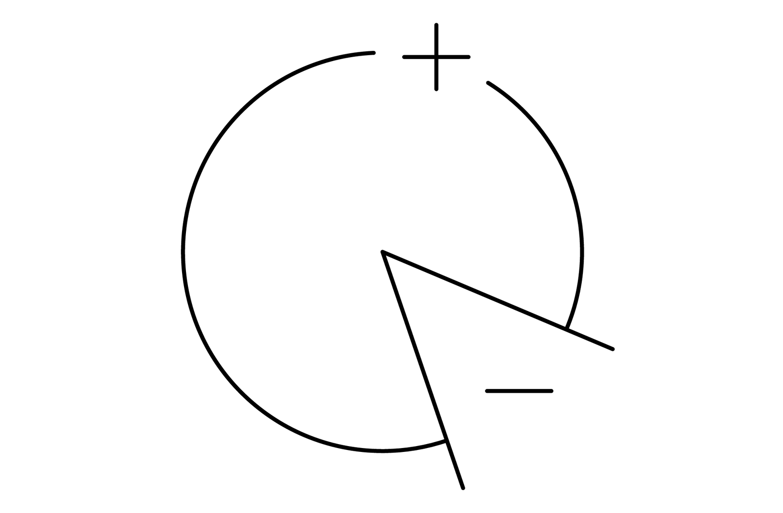 vectored conceptual illustration of multifocal lens