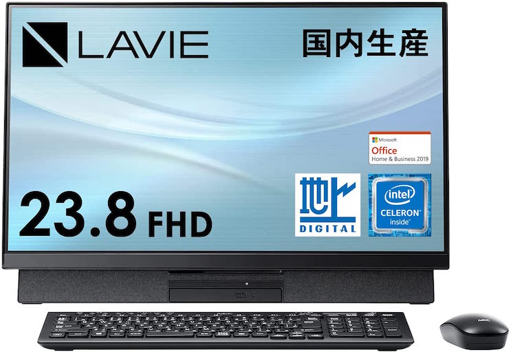 NEC 23.8型デスクトップパソコン