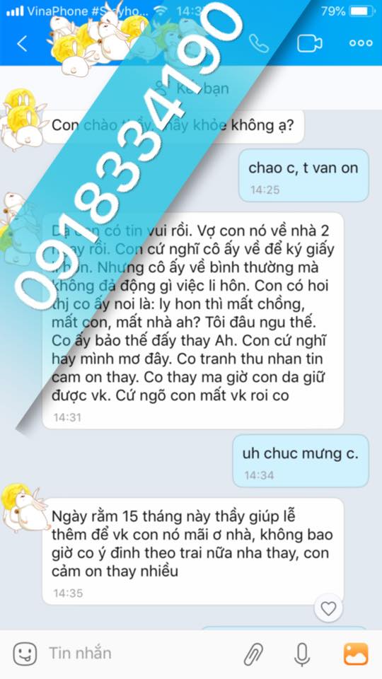 Nếu các ông chồng không muốn rơi vào tình cảnh này, hãy sử dụng bùa yêu của thầy Pá Vi để luôn khiến vợ yêu và chung thủy với mình.