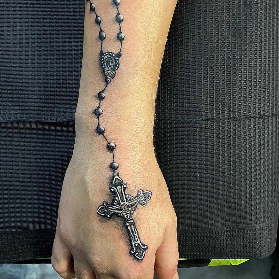 Rosary Tattoo 