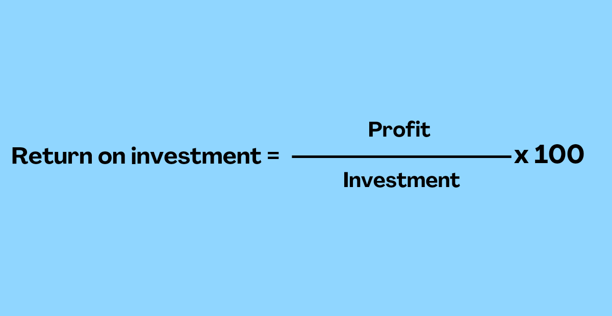 calculate your return on investment with this formula and easily measure promotional SMS KPIs
