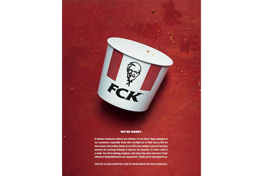 kfc no chicken apology