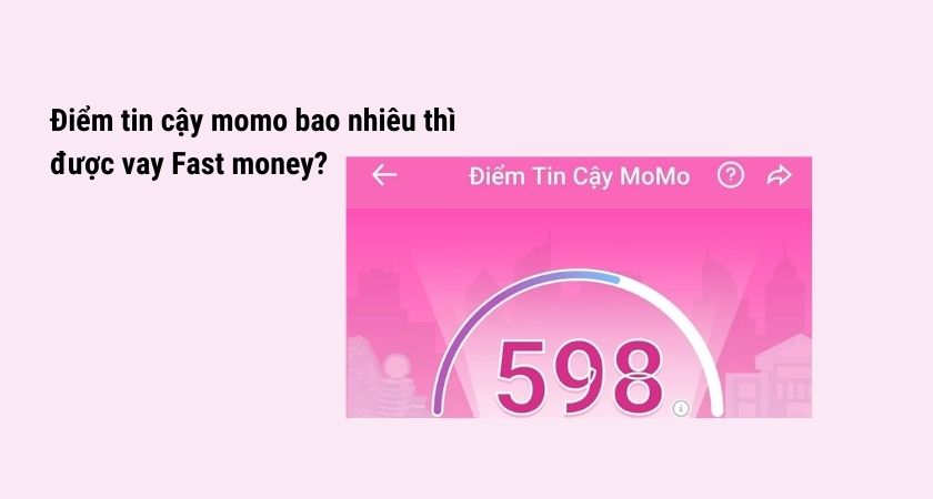 Điểm tin cậy MoMo bao nhiêu thì được vay Fast Money?