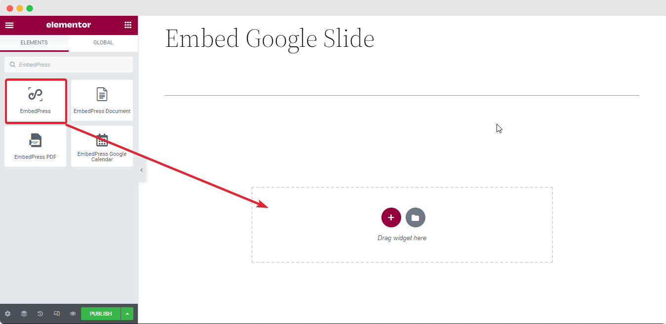 embed google slides