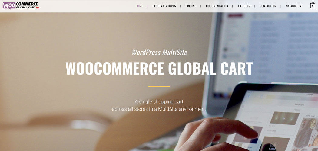 The WooCommerce Global Cart website.