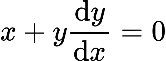 {"type":"align*","font":{"color":"#000000","size":10,"family":"Arial"},"id":"11","code":"\\begin{align*}\n{x+y\\diff{y}{x}}&={0}\t\n\\end{align*}","ts":1603623192730,"cs":"VFzgavzid2LQQI5/TXrfVw==","size":{"width":89,"height":32}}