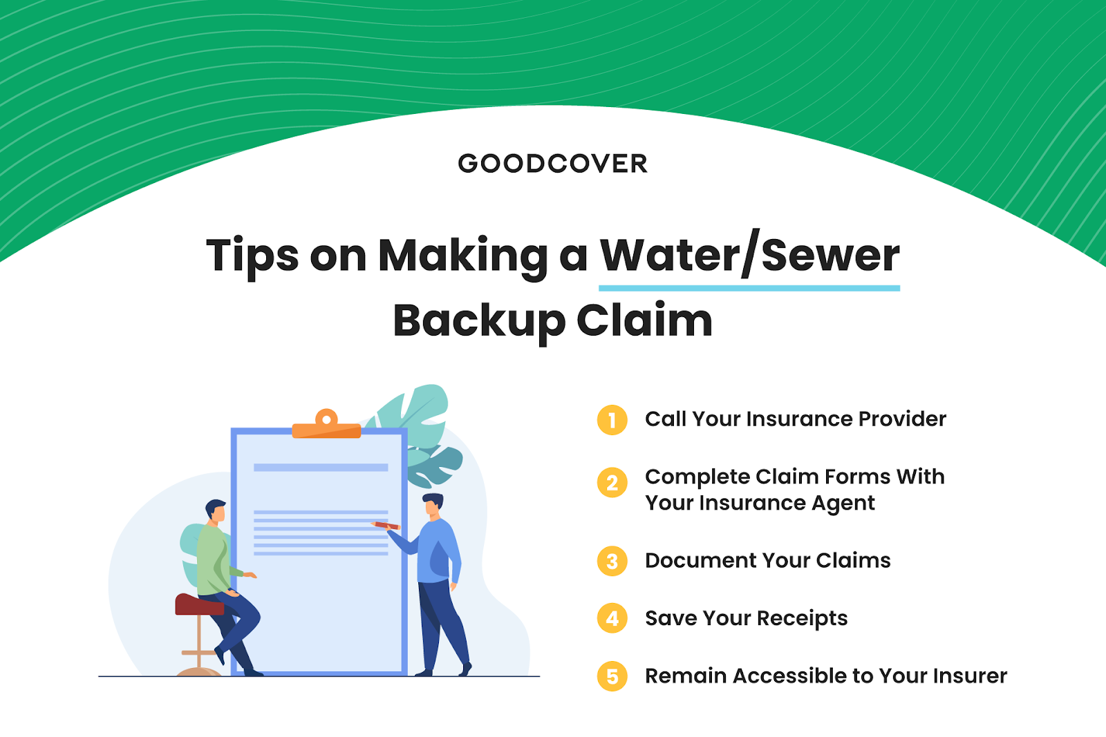 Tips on Making a Water/Sewer Backup Claim