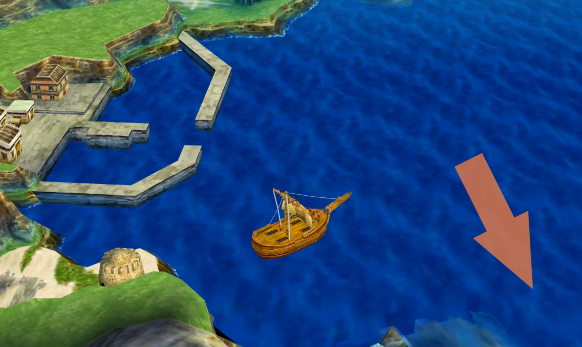 Sail this way to reach the island (1) Dragon Quest VII