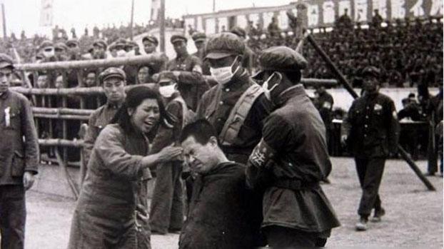 中共镇反运动历史图片。(Public Domain)