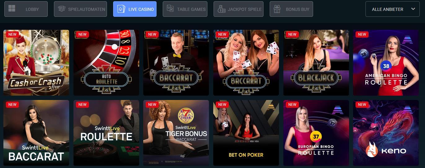 Megaslot Live Casino