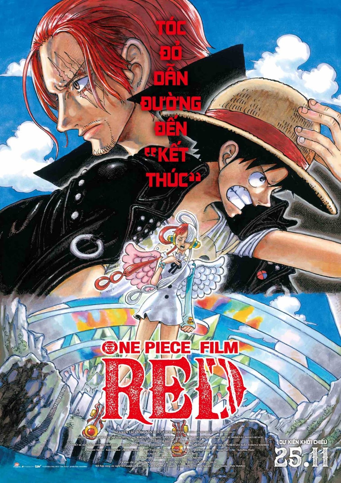 Poster phim hoạt hình One Piece Film: Red