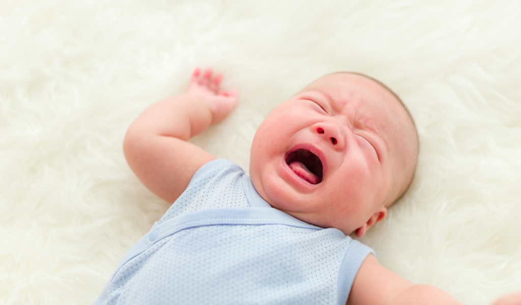 Nhiệt lưỡi khiến trẻ thường xuyên quấy khóc, khó chịu và biếng ăn