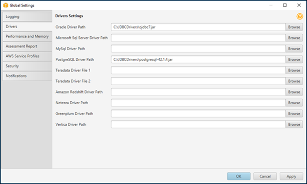 RDS Oracle PostgreSQL: AWS Driver Path