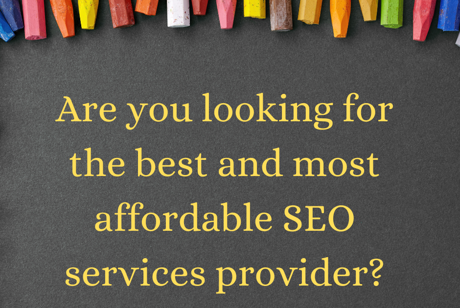 Best and Affordable SEO services provider