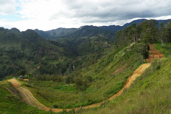 Mountains of Papua New Guinea. Courtesy of Fr. Christian Sieland.