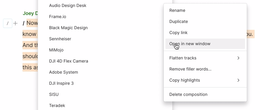 How to Search & Filter Highlights in Descript 7