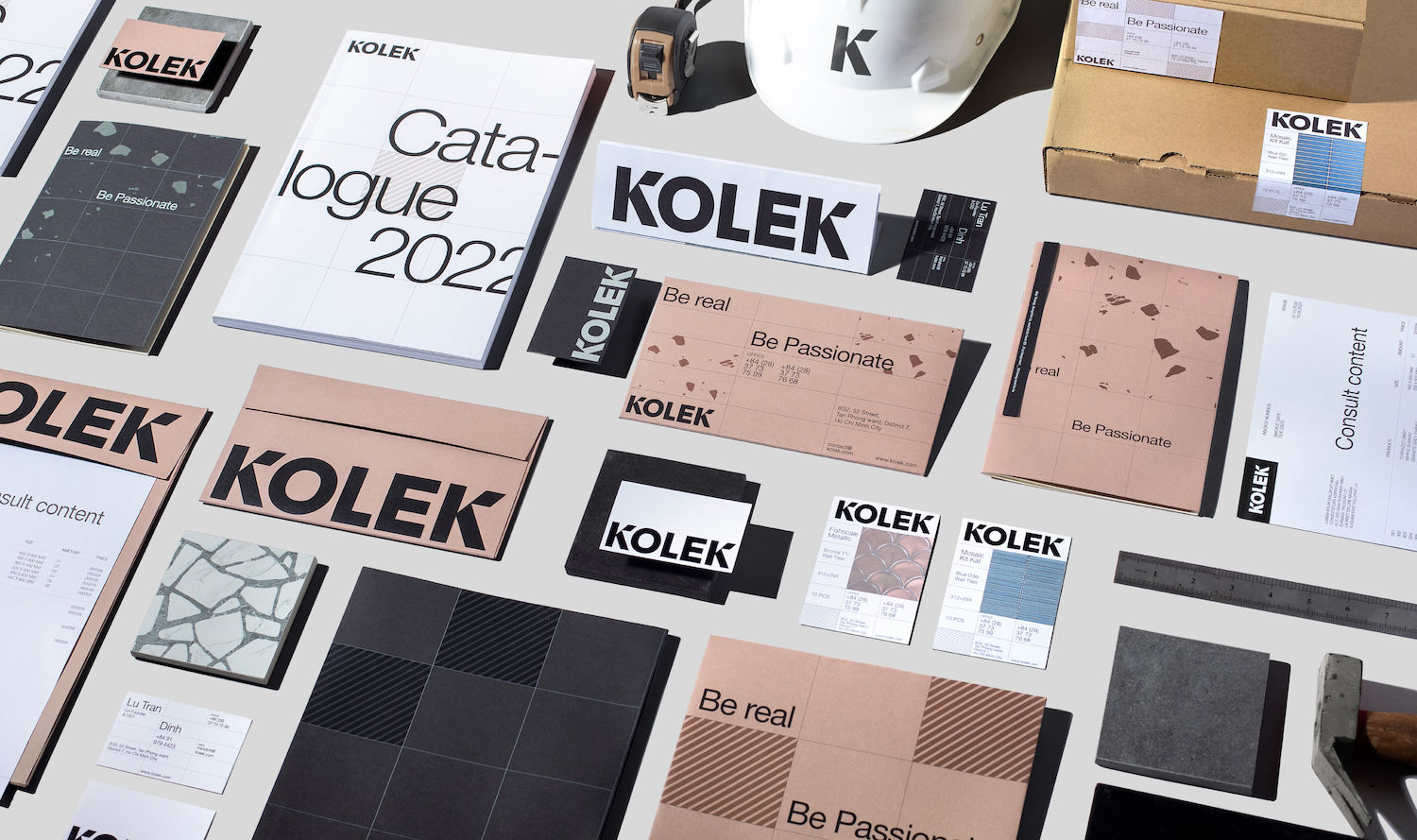 Artifact from the branding project for Kolek by Bracom Agency