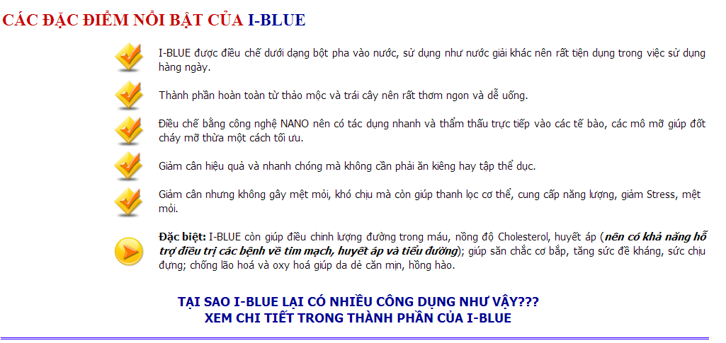 giảm cân  iblue