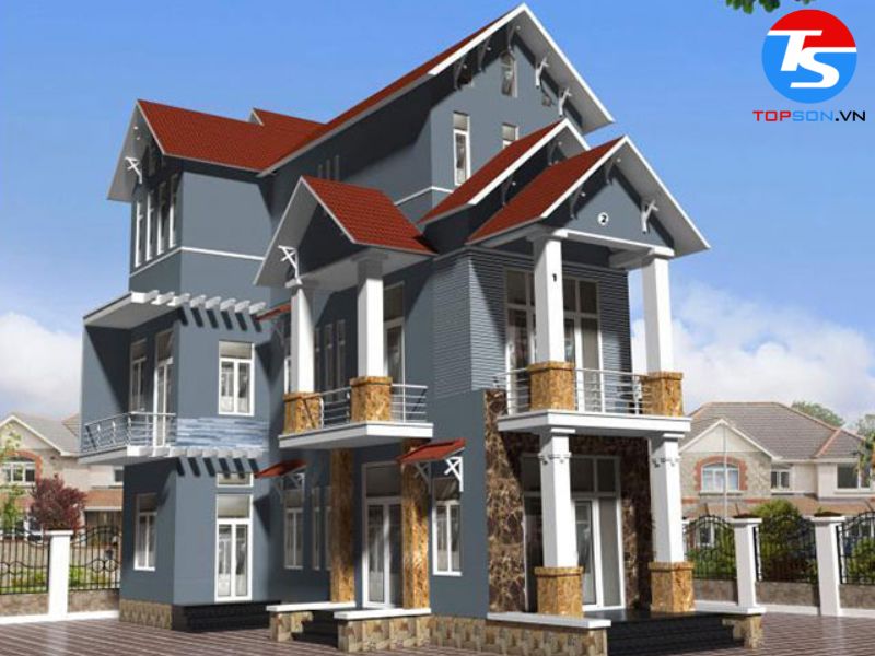 Sơn màu xám ghi sang trọng