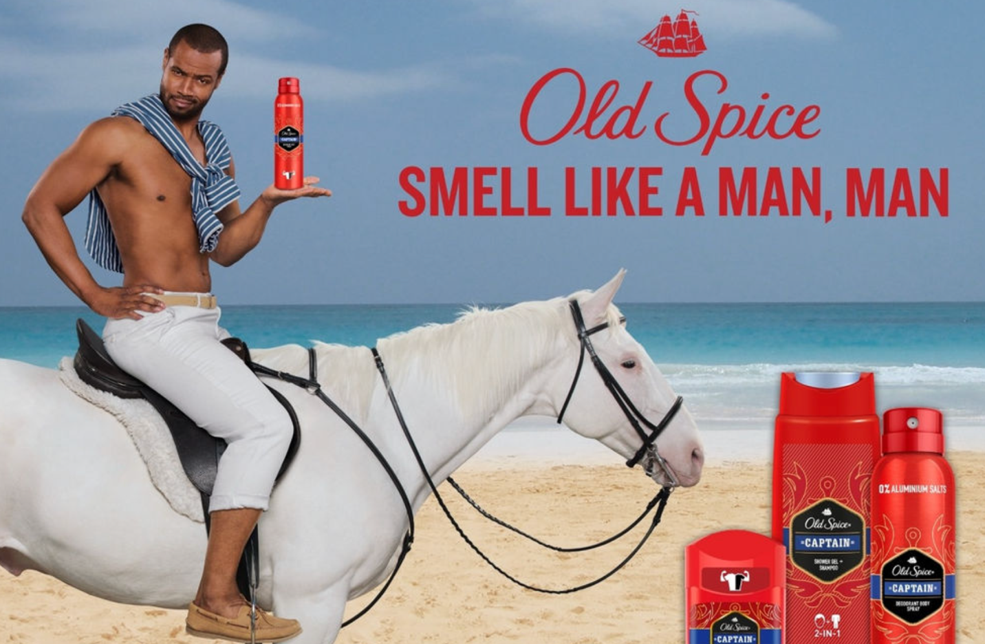 Old spice ad copy example