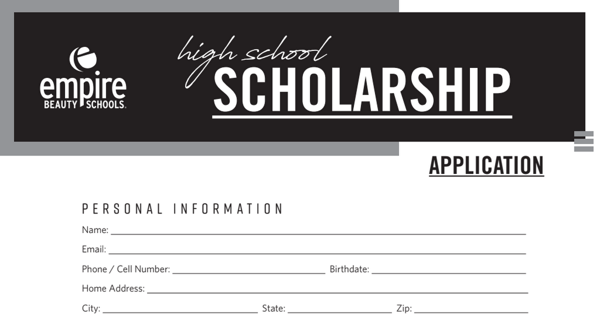 Empire Beauty School 2021 High School Scholarship Application.pdf