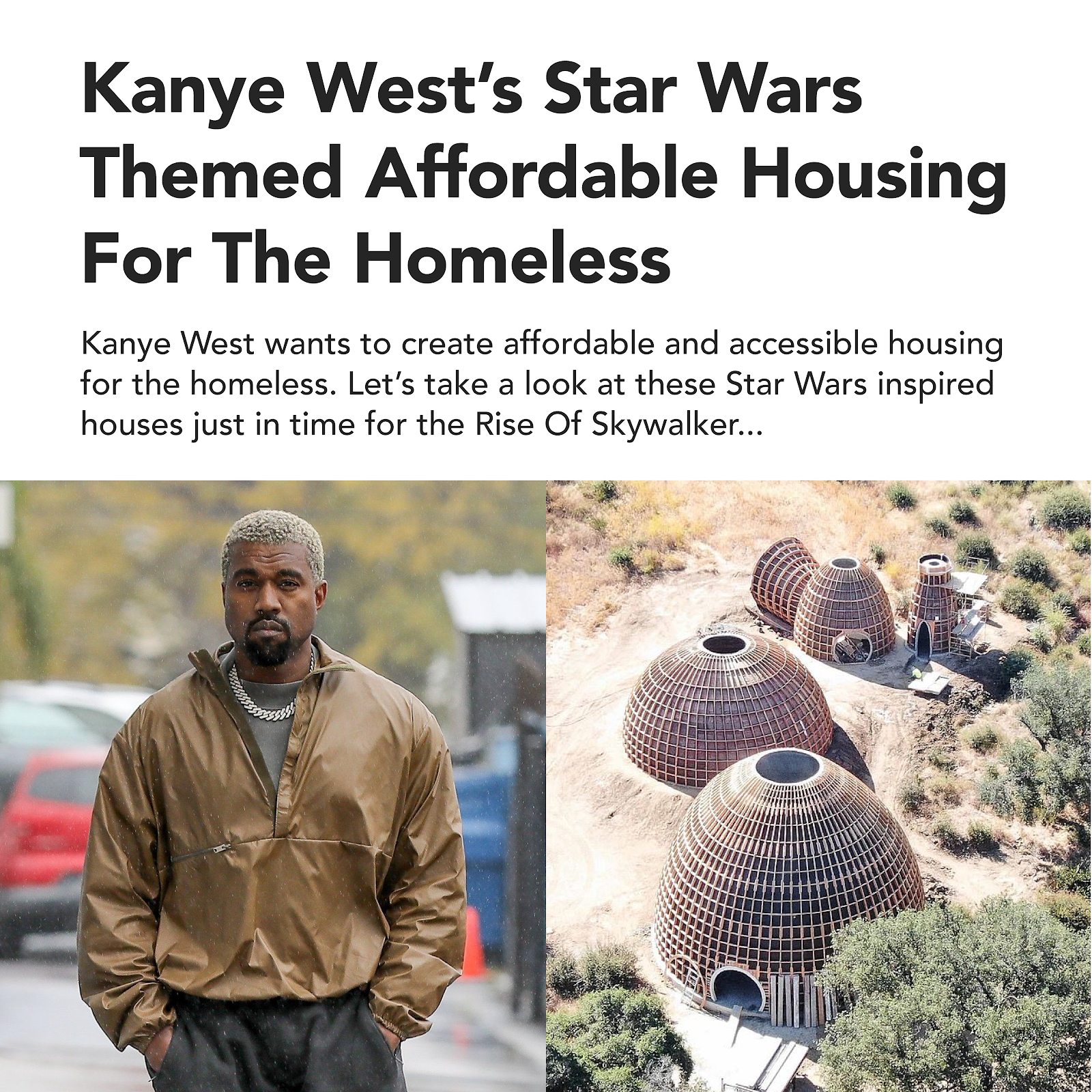 Kanye West Star Wars Housing greater property group skywalker