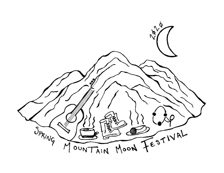 moon and a mountain featuring guitar, coffee mug, hiking boot, burrito breakfast, and juggling