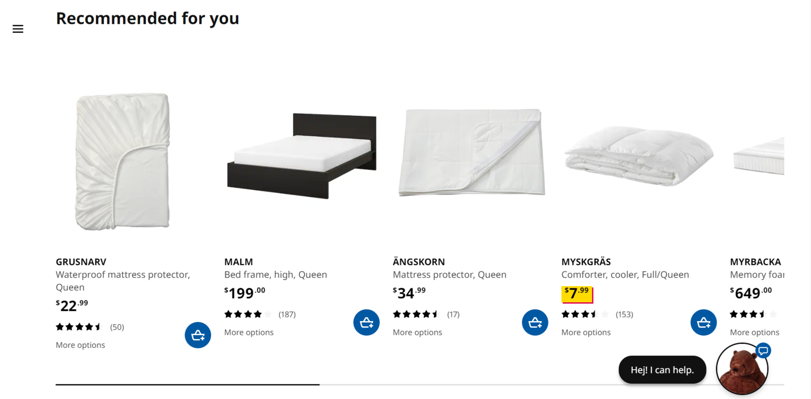 exemplo de venda cruzada da ikea