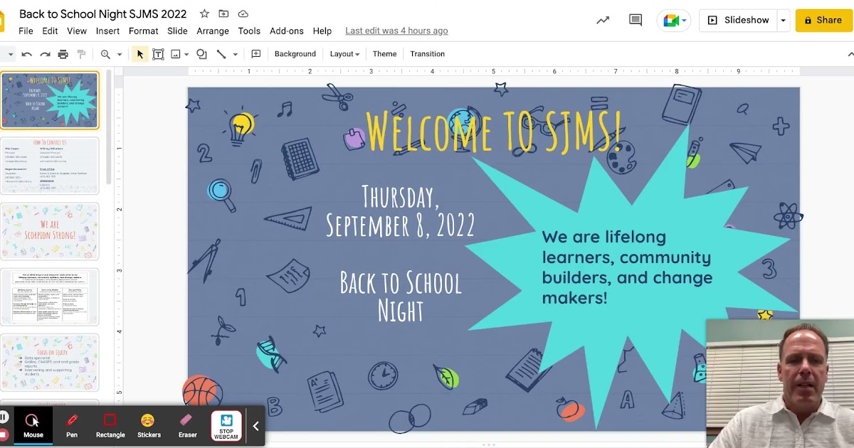 Back to School Night SJMS 2022 - Google Slides.webm