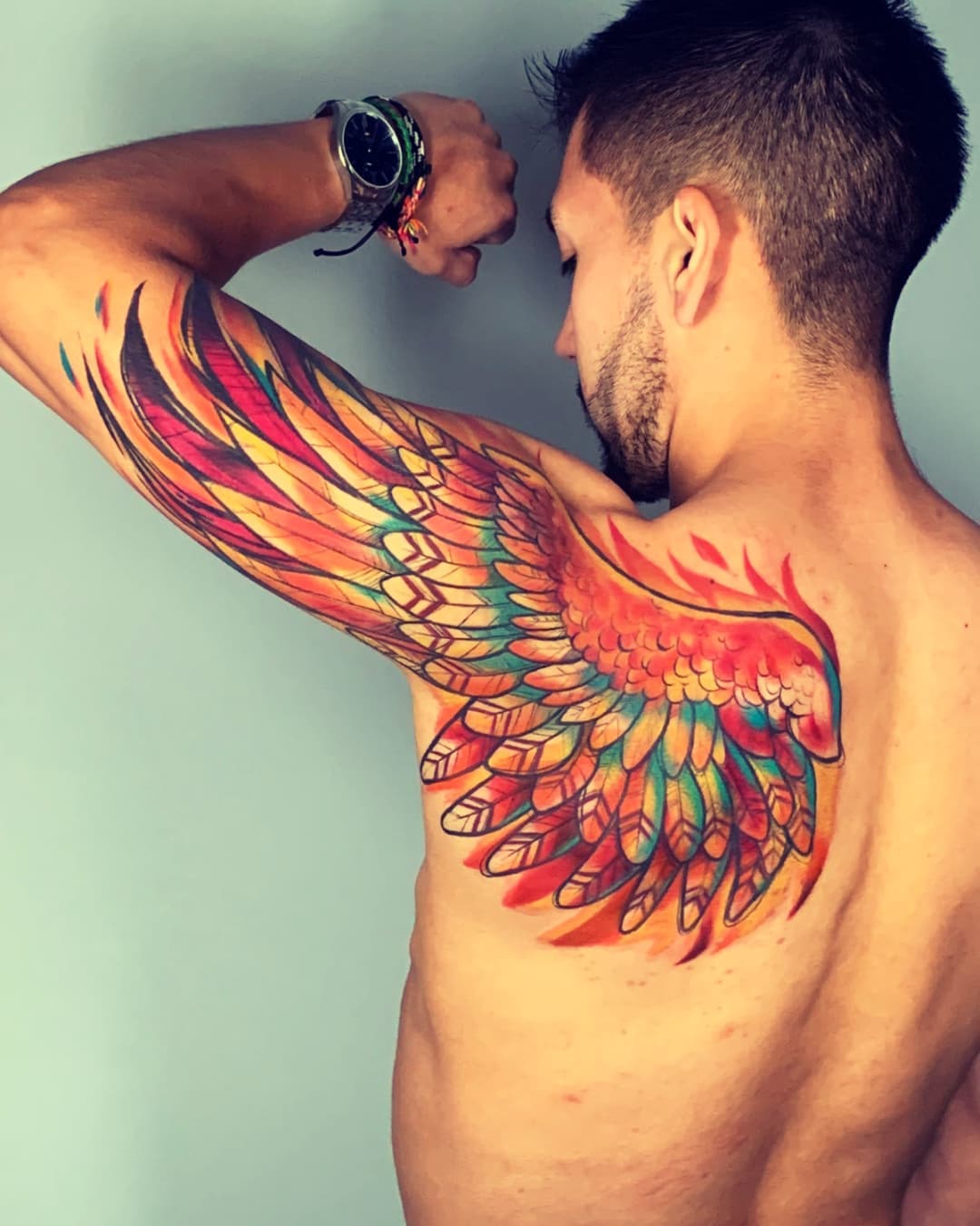 Lovely Wings Tattoo Design