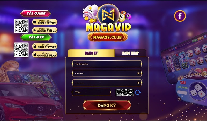 Hướng dẫn đăng ký tài khoản tại cổng game NagaVip