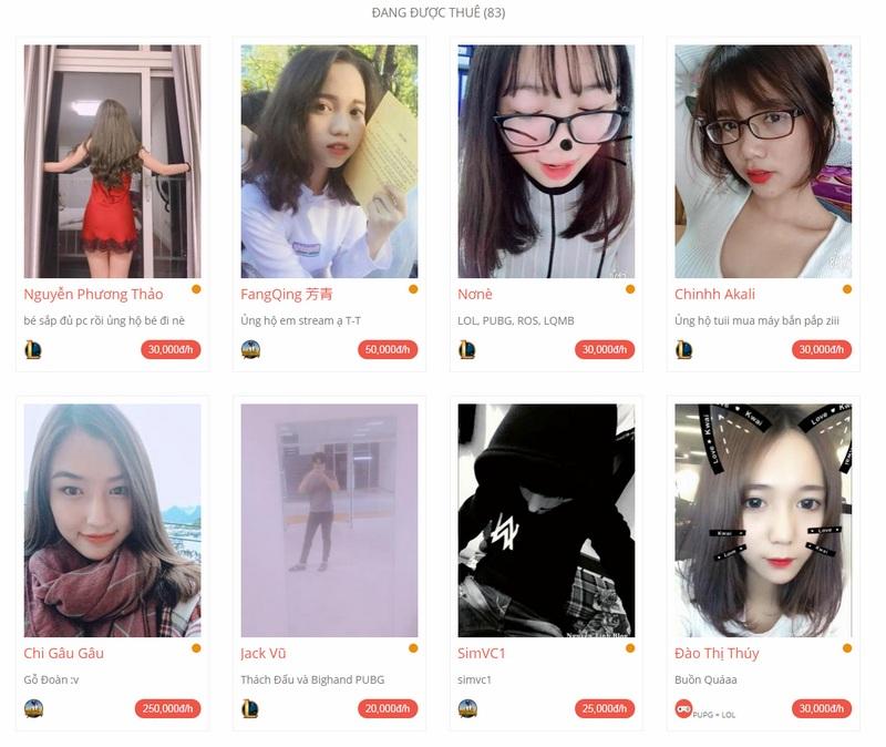 thuê streamer chơi game