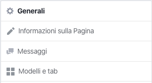 funzionalità e tab facebook