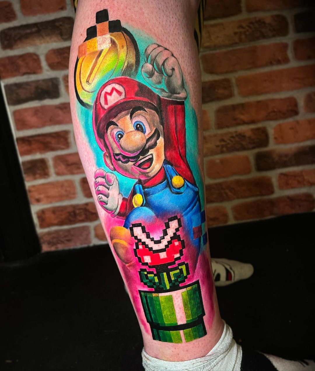 Super Mario Tattoo 2