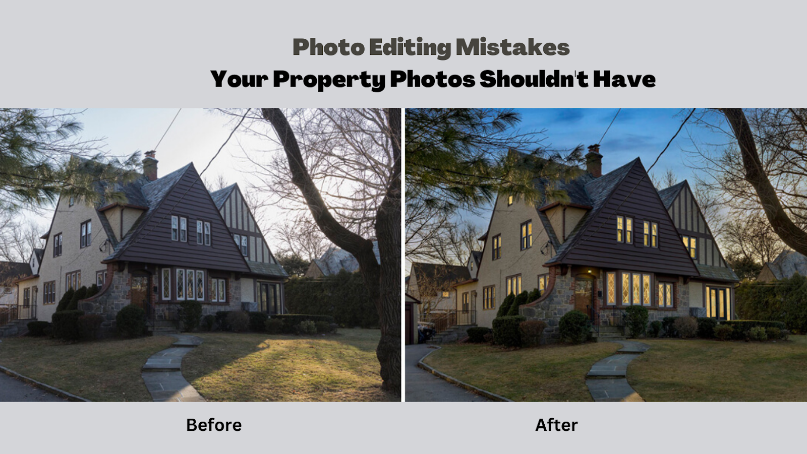 Top 5 Photo Editing Mistakes Your Property Photos Shouldn’t Have