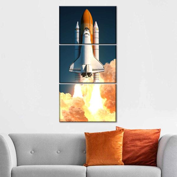 Launching Space Shuttle Wall Art