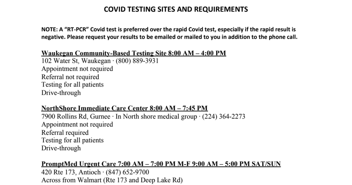 COVID TESTING SITES AND REQUIREMENTS.docx.pdf