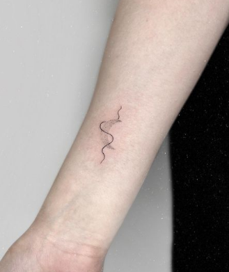 Moon String Tiny Tattoos Women Minimalist