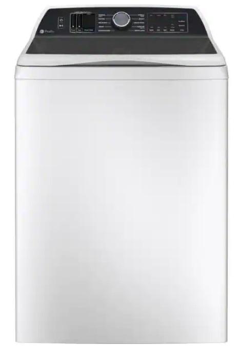 GE Profile PTW700BSTWS 5.4 cu. ft. Washer with Adaptive Smarter Wash Technology