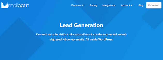 A WordPress plugin like MailOptin helps with your email campaigns.