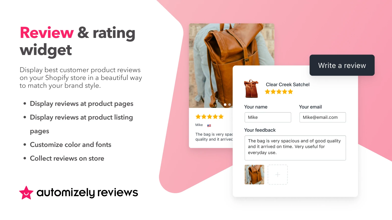 Automizely app for Shopify reviews and ratings