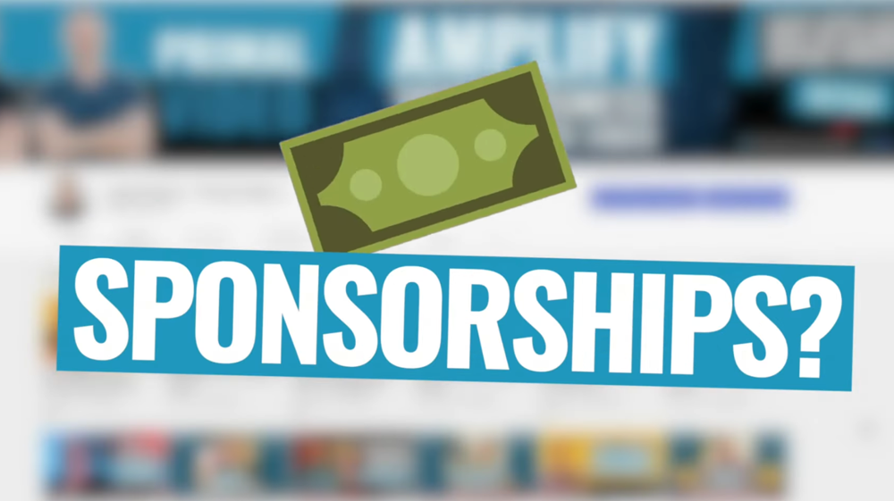 Sponsorships might be a good option for you to start making money online