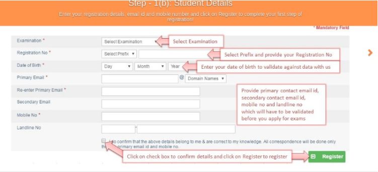 How to Fill the CA Foundation Exam Form Nov 2020 Examination