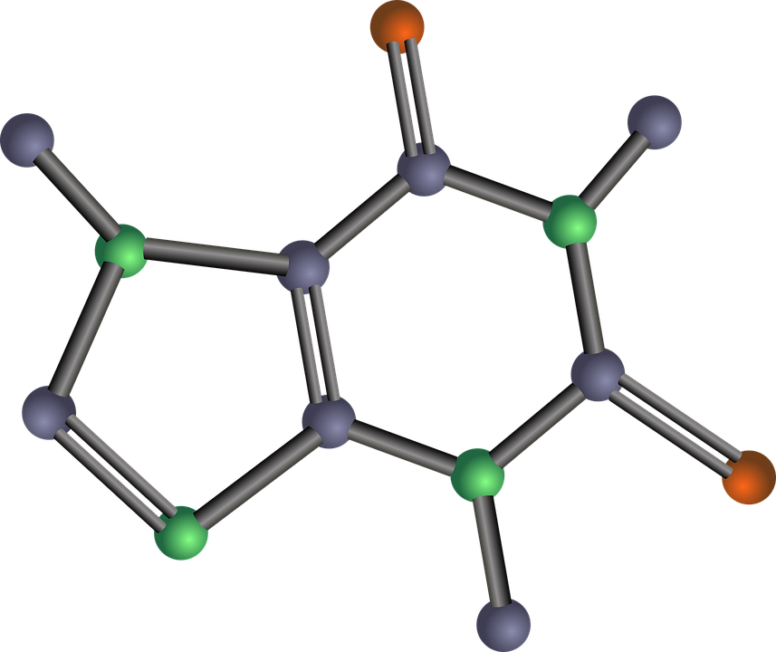  estrutura molecular da cafeína