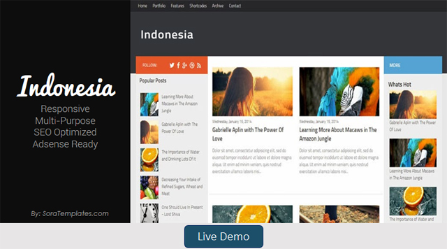 Best free blogger theme magazine 2015